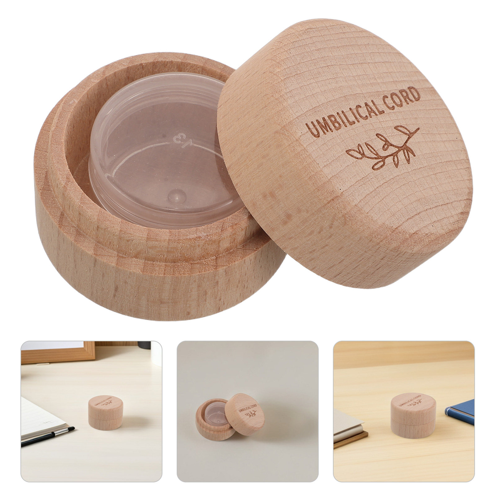 Baby Keepsake Box - Göbek Kordonu Hatıra Kutusu Ahşap Bebek