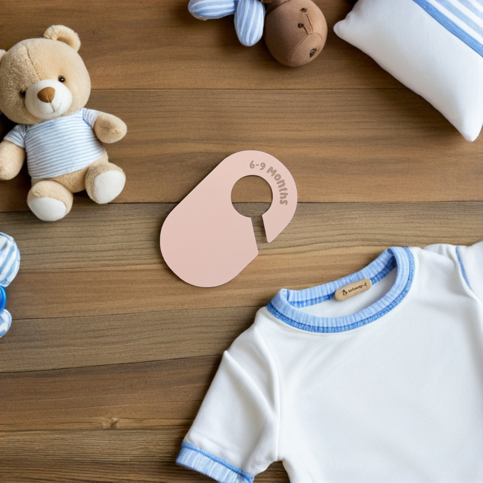 Baby Nursery Wardrobe - 8 Adet Bebek Dolap Bölücüleri Bebek