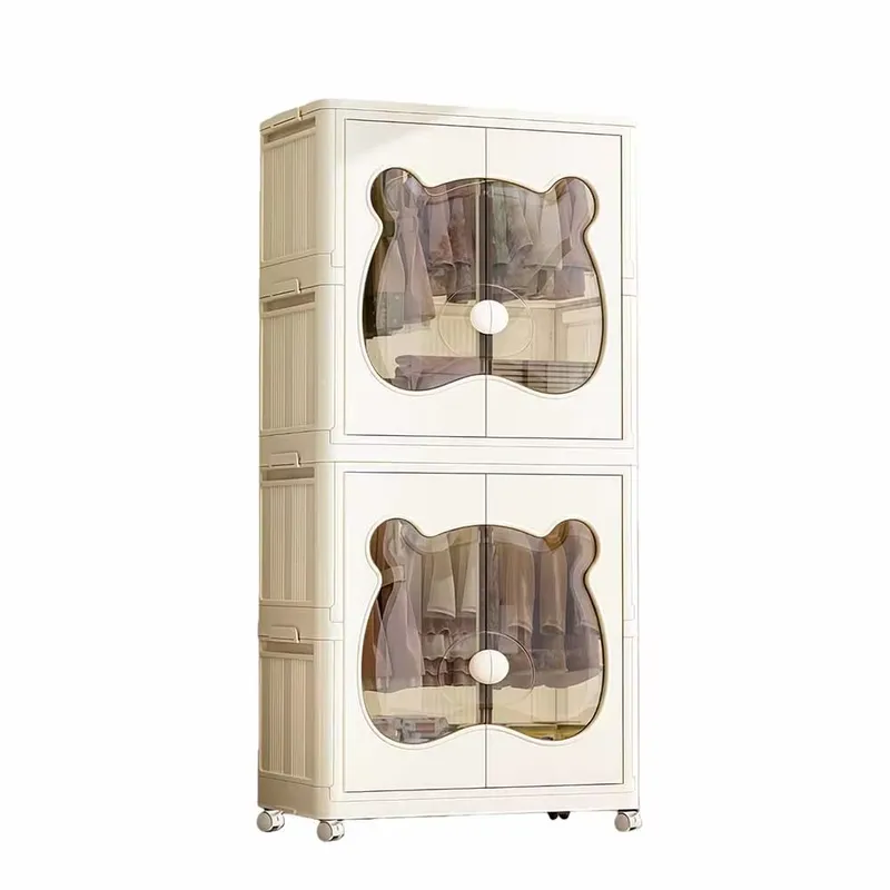Baby Nursery Wardrobe - Katlanabilir Taşınabilir Bebek Gardırop, Geniş Kapasiteli
