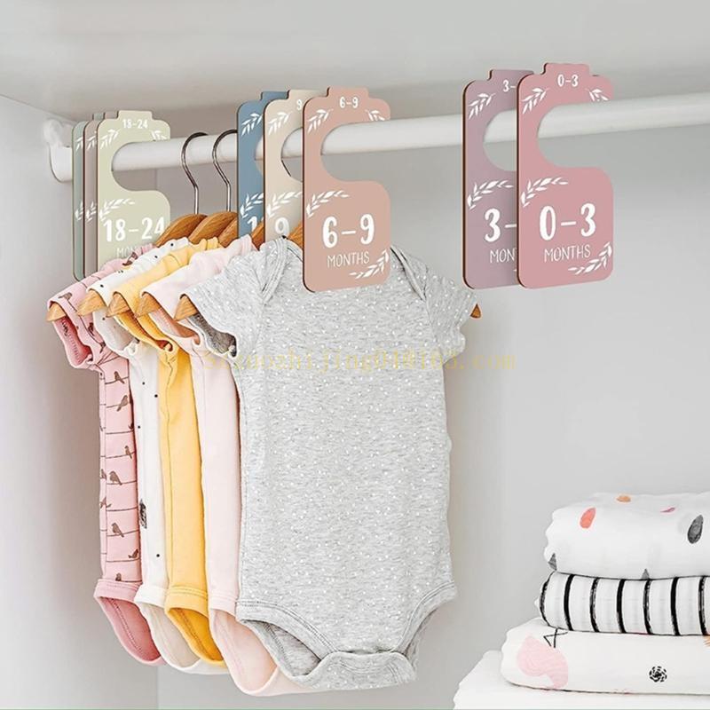 Baby Nursery Wardrobe - 8'li Bebek Dolabı Ahşap Bölücü Seti,