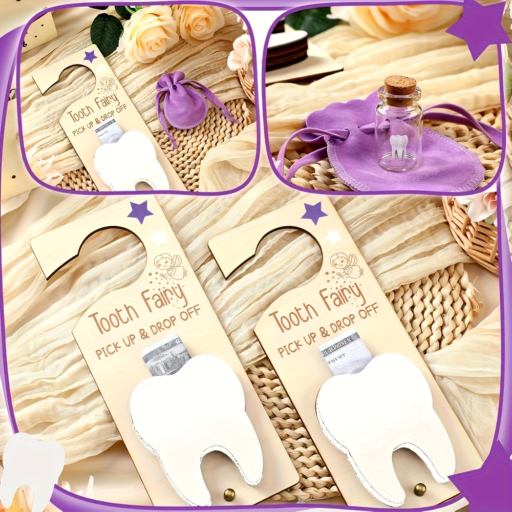 Baby Keepsake Box - Diş Perisi Kapı İşareti Dekorasyonu, Bebek
