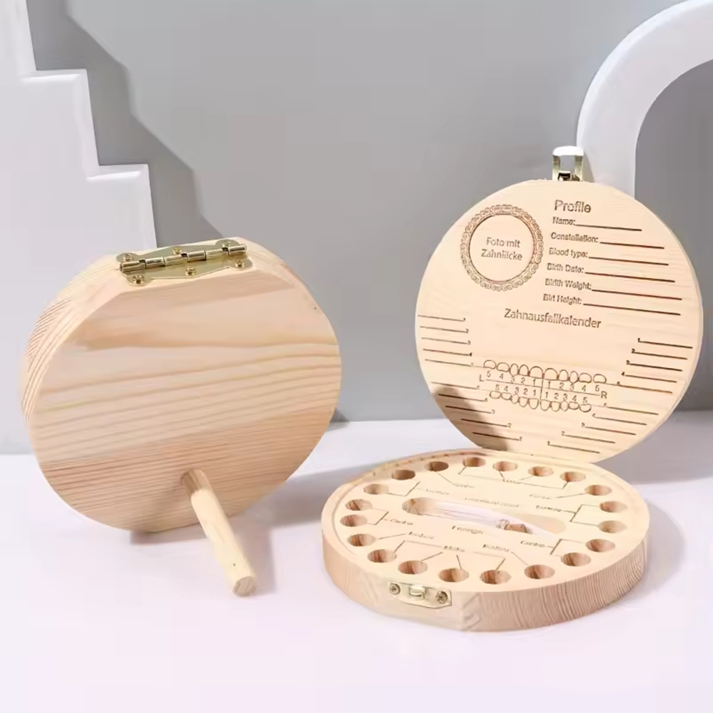 Baby Keepsake Box - 1 adet çocuk süt dişi kutusu