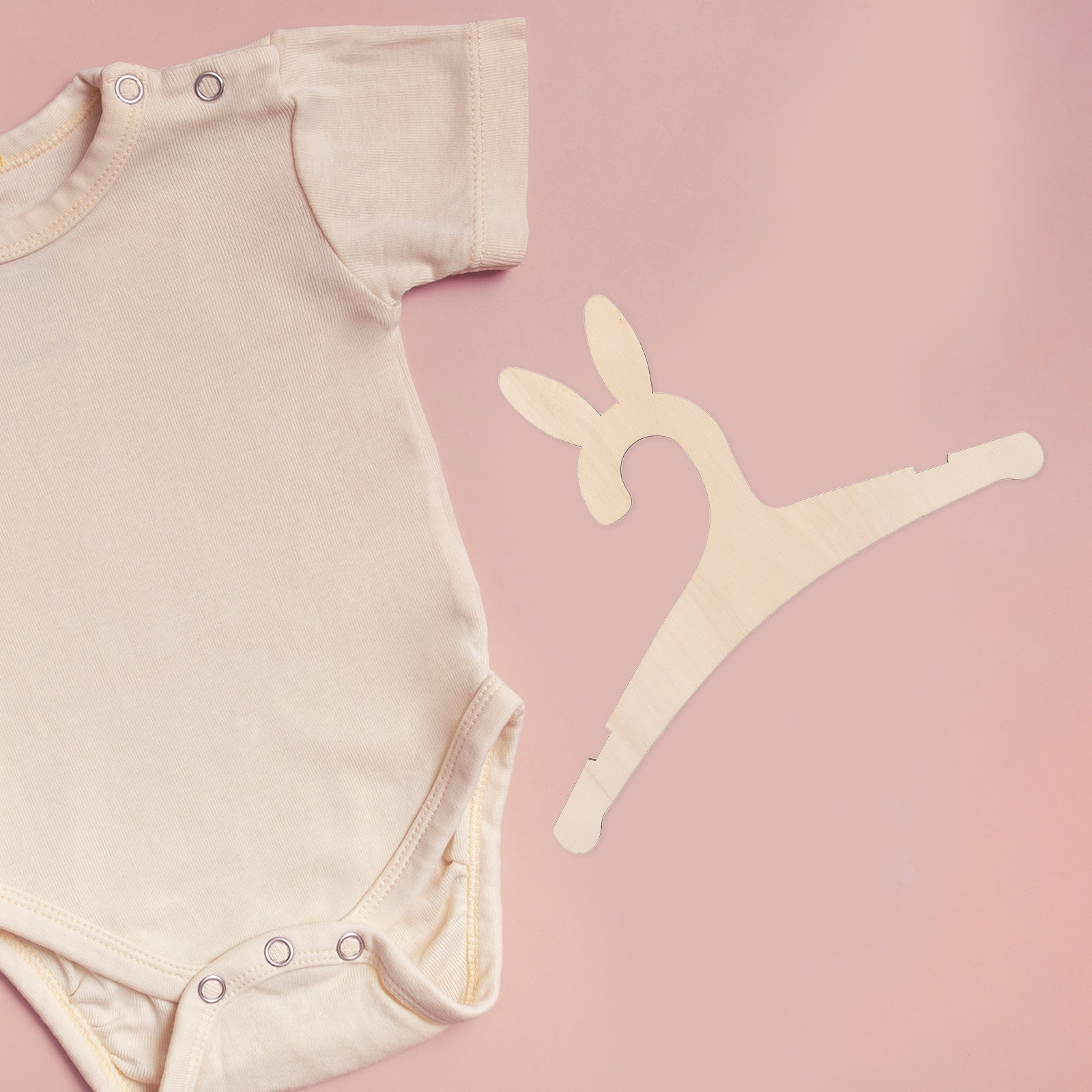 Baby Nursery Themes - 5 Adet DIY Ahşap Bebek Elbise