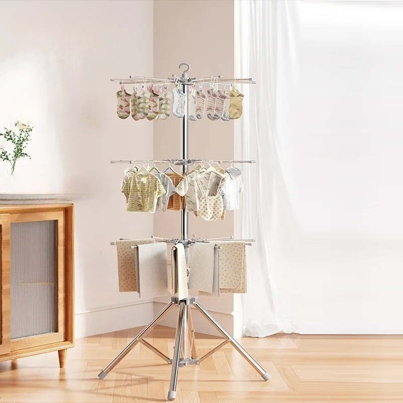 Baby Nursery Uniform - Bebek Giysileri Kurutma Rafı-Katlanabilir Kapalı/Açık Çamaşır