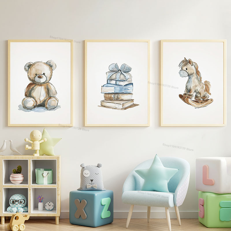 İskandinav Tarzı Karikatür Ayı - Baby Nursery Themes incelemesi ve fiyatı