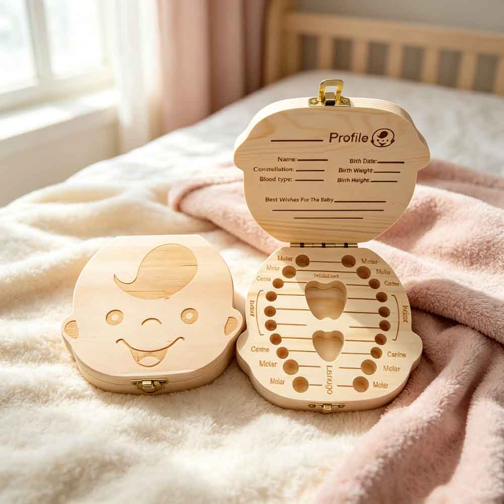 vvocciAlman Ahşap Çocuk Süt Di - Baby Keepsake Box incelemesi ve fiyatı