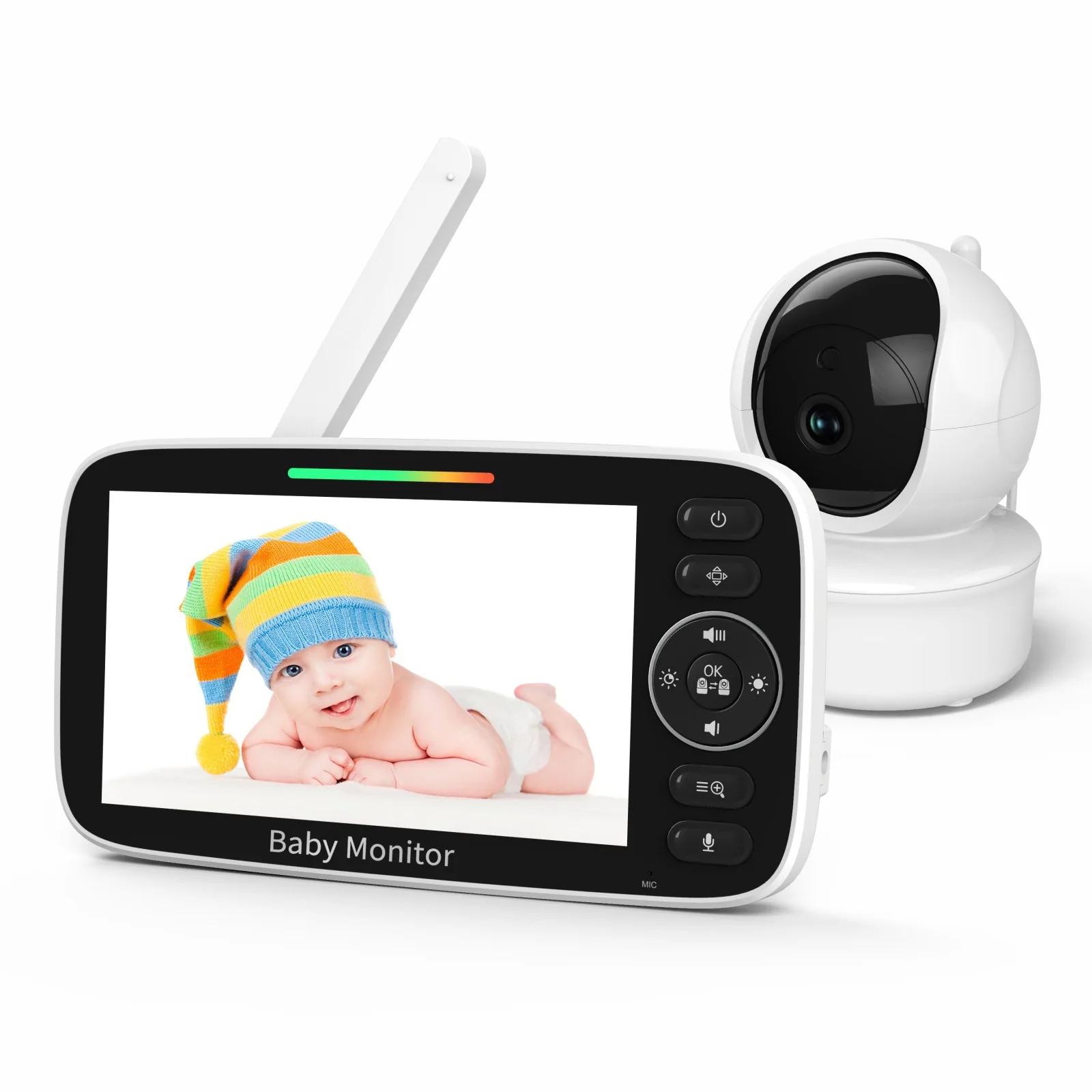 5 inç LCD Ekranlı Bebek Monitö - Baby Nursery Videos incelemesi ve fiyatı
