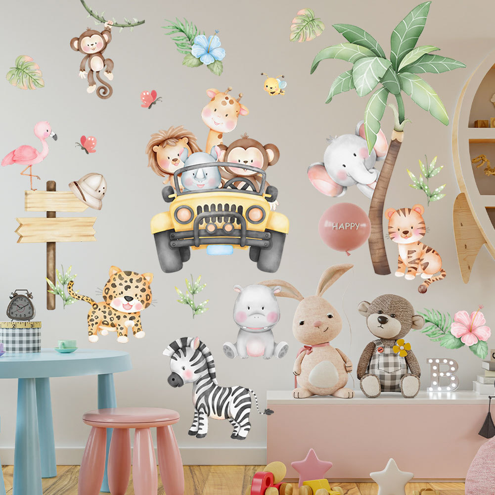 Çocuk odası karikatür fil züra - Baby Zoo Nursery incelemesi ve fiyatı
