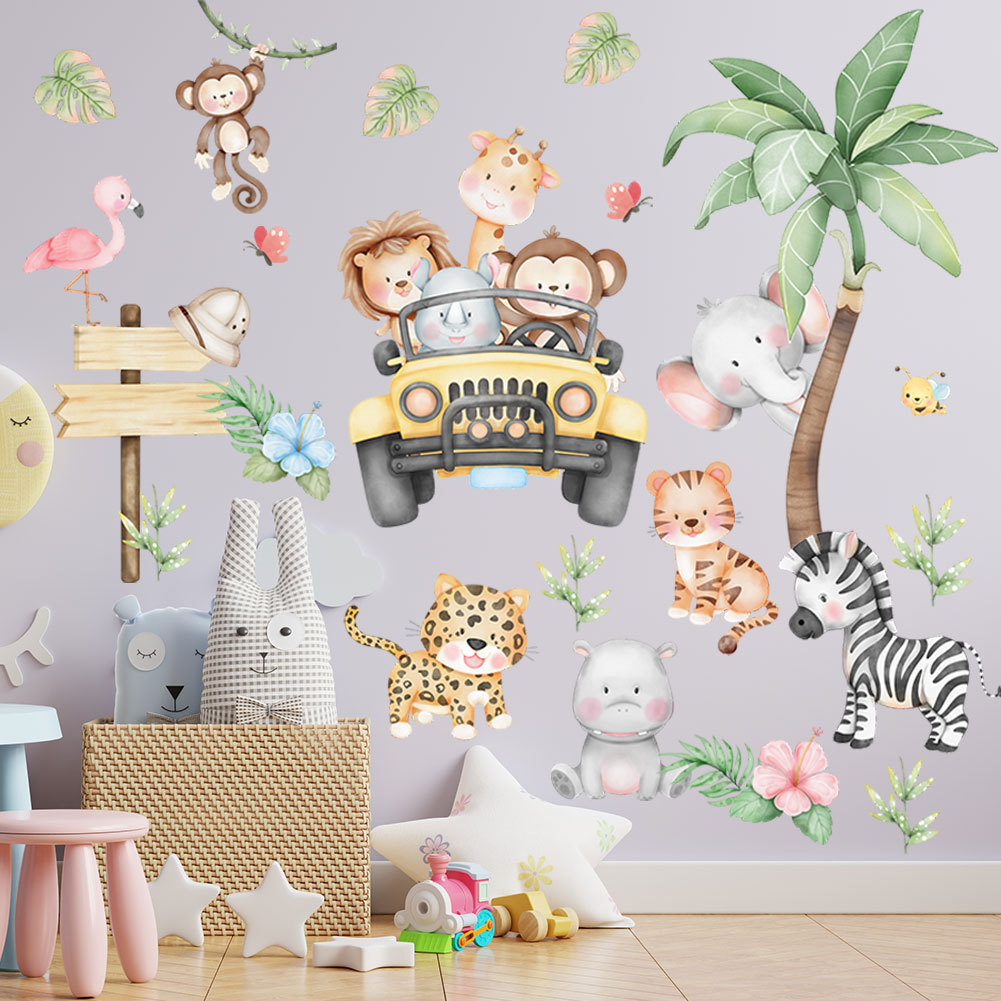 Çocuk odası karikatür fil züra - Baby Zoo Nursery incelemesi ve fiyatı