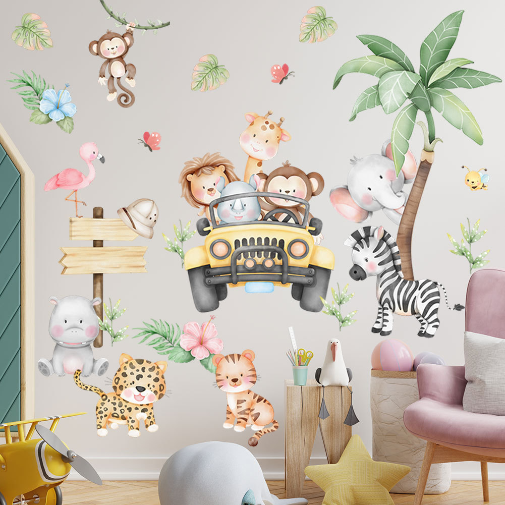 Çocuk odası karikatür fil züra - Baby Zoo Nursery incelemesi ve fiyatı