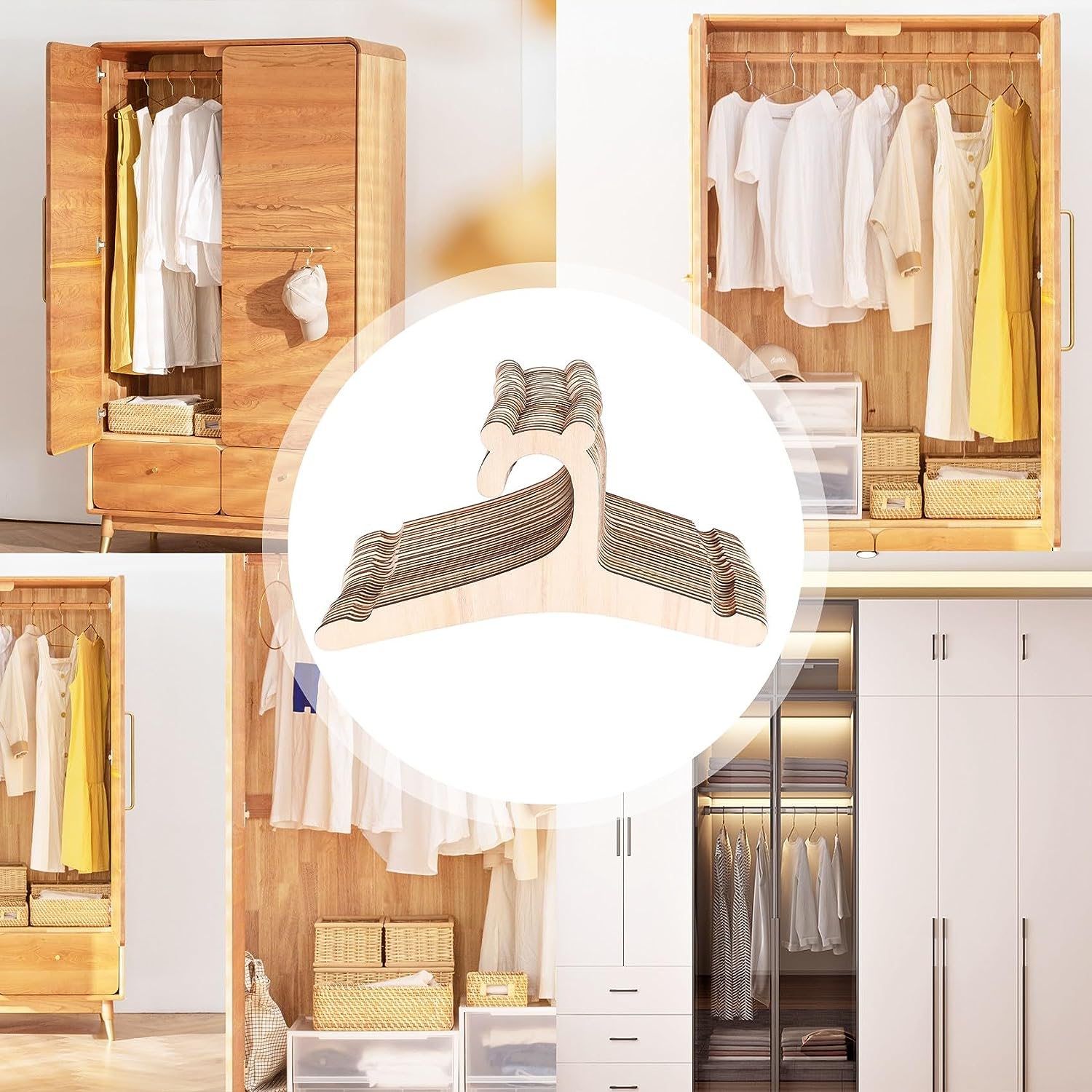 20 adet Bebek giysi rafı Ahşap - Baby Nursery Uniform incelemesi ve fiyatı