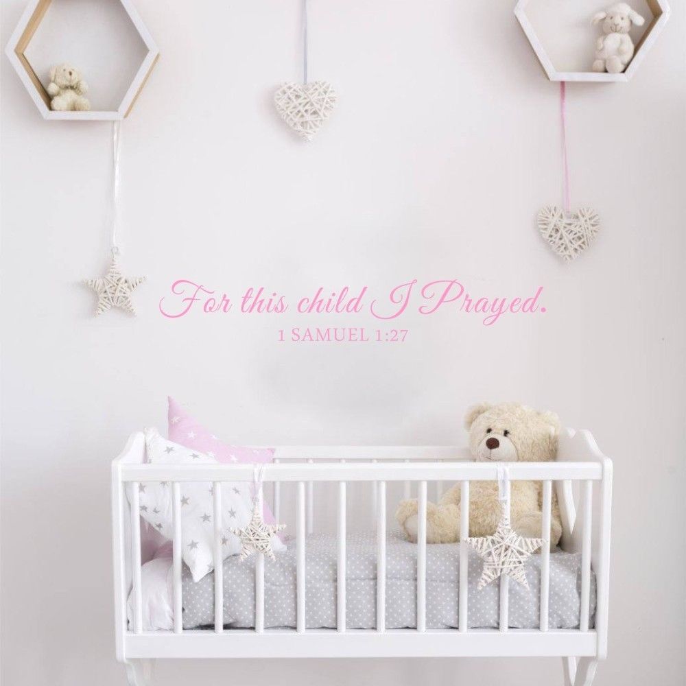 Bu Çocuk I Dua Samuel Alıntı İ - Baby Nursery Vinyl Wall Stickers incelemesi ve fiyatı