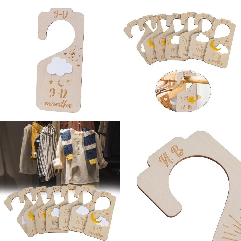 7 Set Ahşap Bebek Askı Bölücül - Baby Nursery Wardrobe incelemesi ve fiyatı
