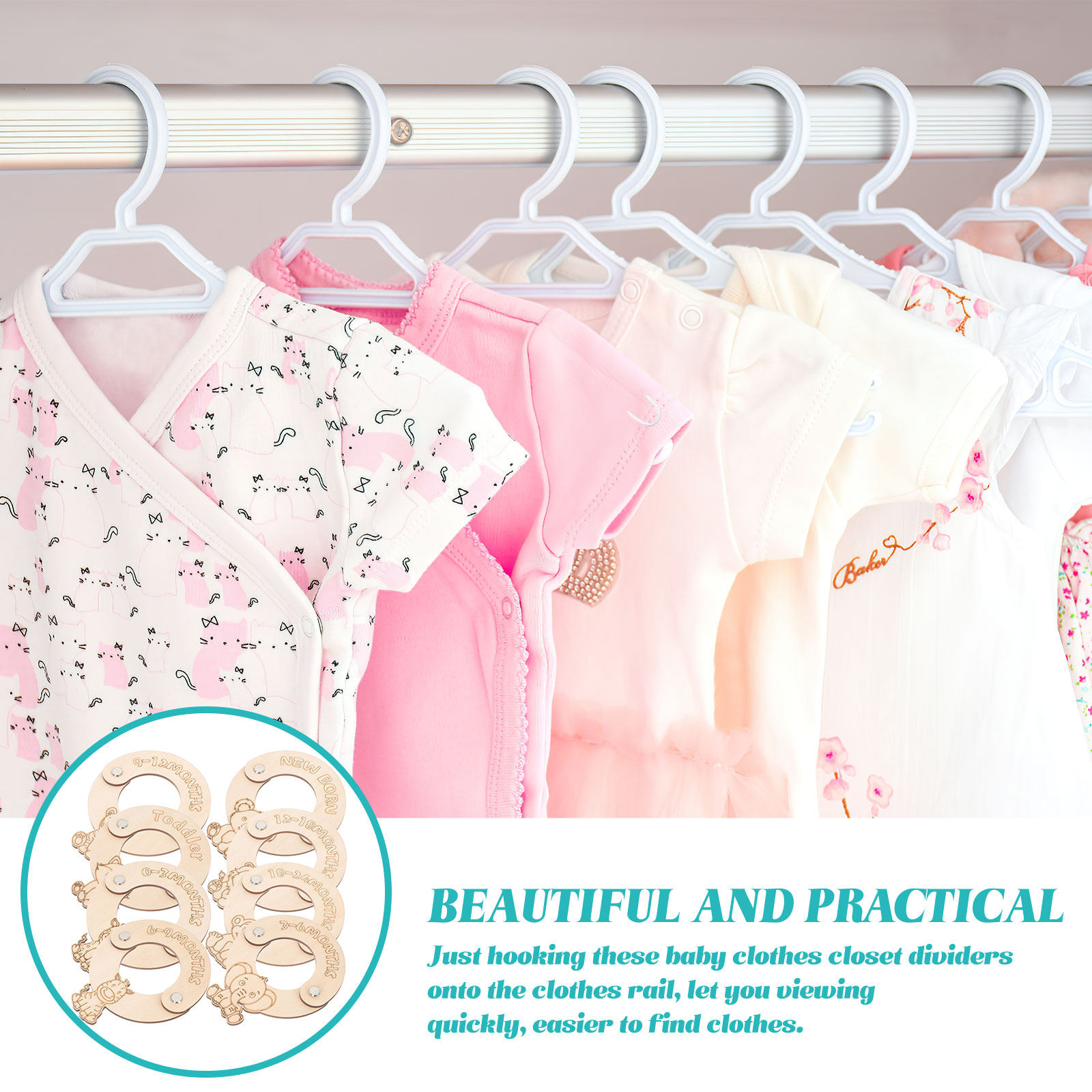 8 Adet Bebek Dolabı Kıyafet Bo - Baby Nursery Wardrobe incelemesi ve fiyatı