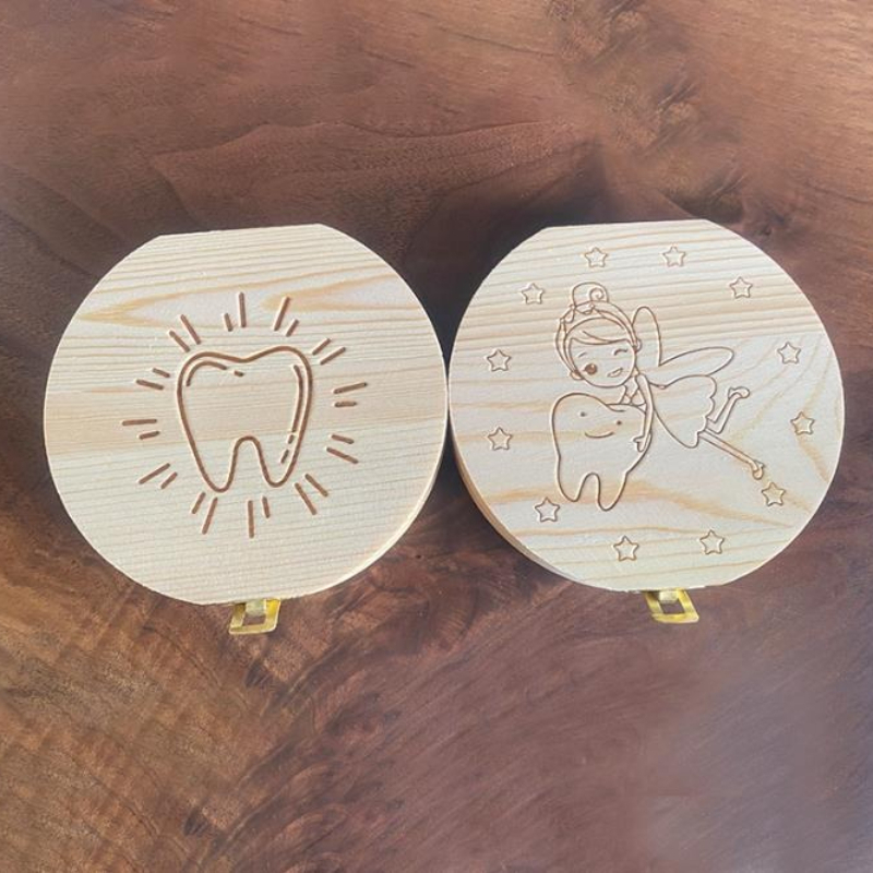 4 Set Ahşap Bebek Diş Saklama  - Baby Keepsake Box incelemesi ve fiyatı