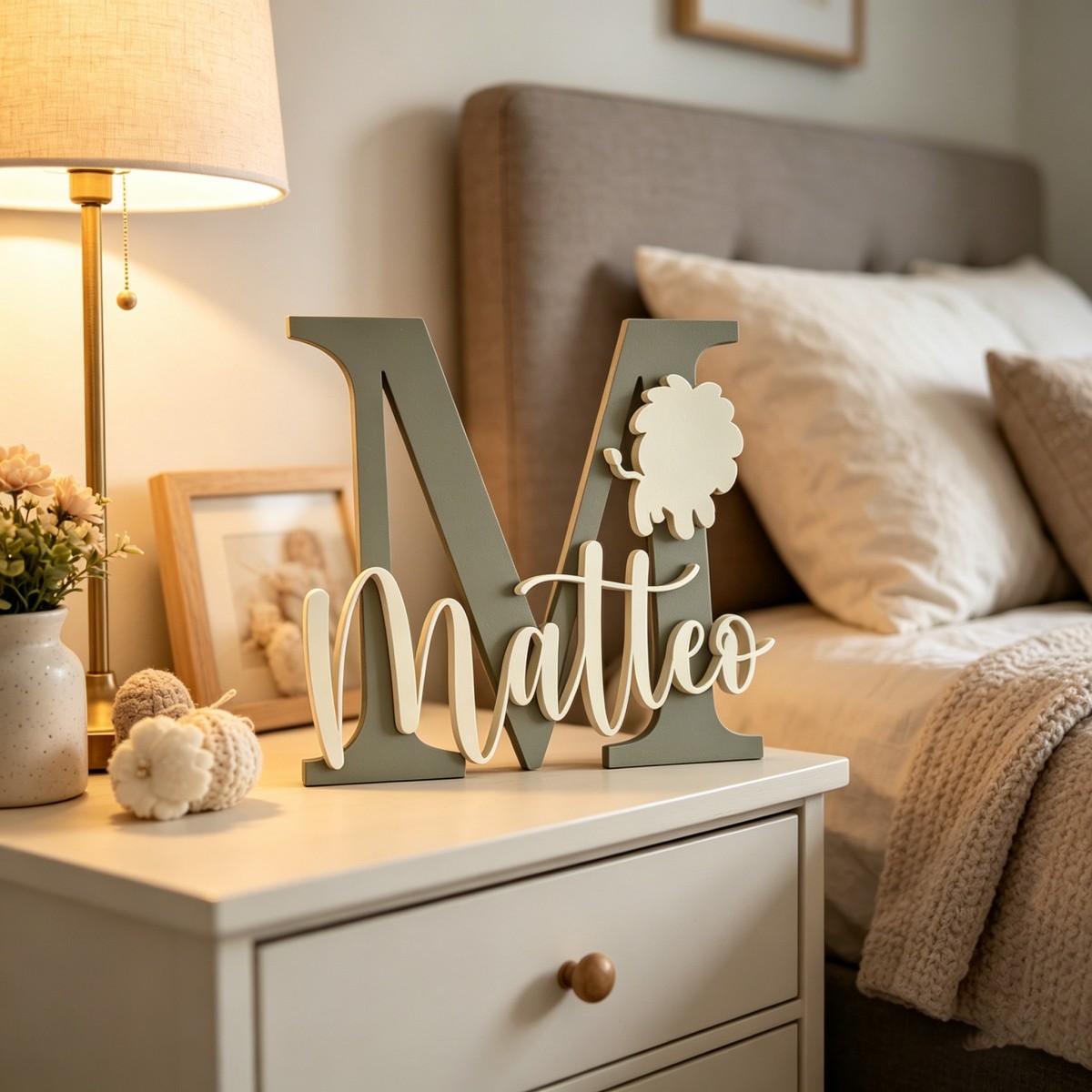 1 adet özel aslan adı ve ilk a - Baby Nursery Toy incelemesi ve fiyatı