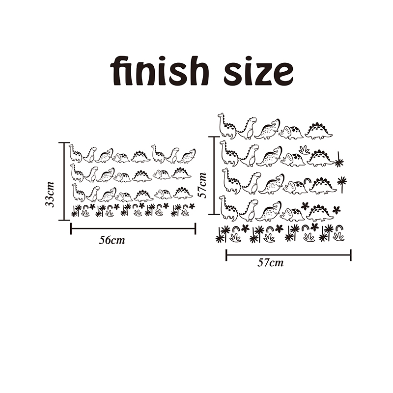 Geometrik Dinozor Ağacı Gökkuş - Baby Nursery Vinyl Wall Stickers incelemesi ve fiyatı