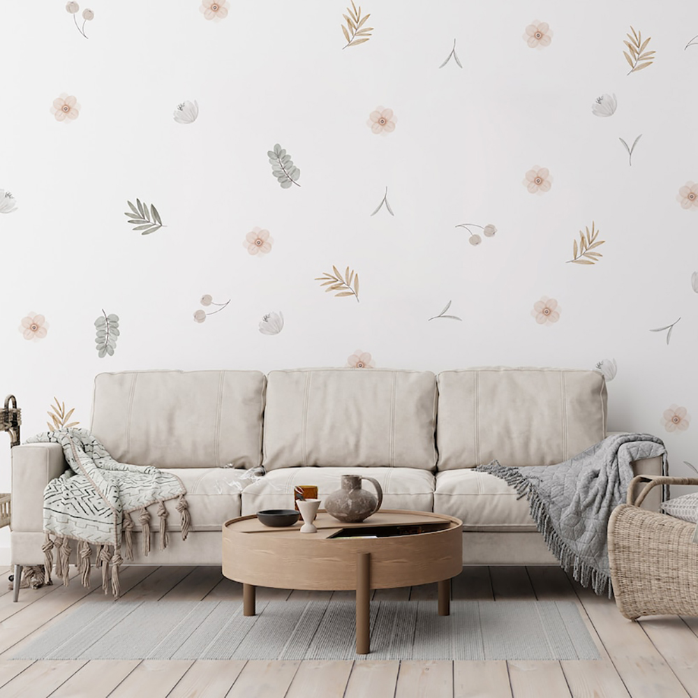 Boho Yaprakları Botanik DIY Du - Baby Nursery Vinyl Wall Stickers incelemesi ve fiyatı