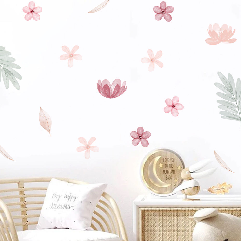 Boho Yaprakları Botanik DIY Du - Baby Nursery Vinyl Wall Stickers incelemesi ve fiyatı